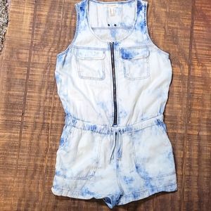 Life in Progress Bleached Chambray Romper